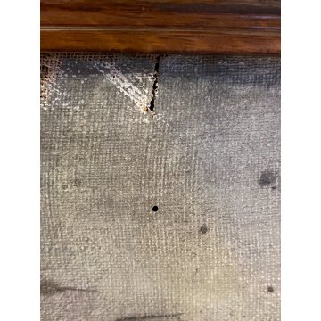 GRANDE DIPINTO OLIO Madonna Gesù BAMBINO MESSA PER LE ANIME del PURGATORIO '800