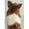 SCULTURA VOLUME Ceramica RONZAN Cane COLLIE Design Vintage STATUINA h. 22 cm DOG