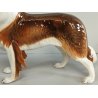 SCULTURA VOLUME Ceramica RONZAN Cane COLLIE Design Vintage STATUINA h. 22 cm DOG