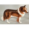 SCULTURA VOLUME Ceramica RONZAN Cane COLLIE Design Vintage STATUINA h. 22 cm DOG