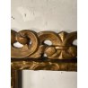 ANTICA CORNICE BAROCCA DORATA epoca 800 OLD LEGNO SCOLPITO FOGLIA ORO 47 X 56 CM