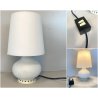 LAMPADA DA TAVOLO ABATJOUR FONTANA ARTE DESIGN MAX INGRAND 1853 PICCOLA 34cm/h