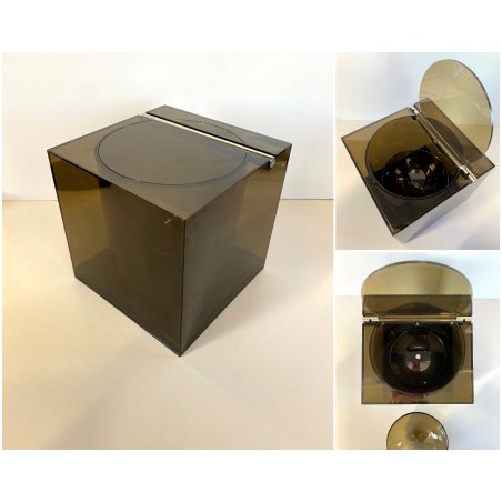 PORTAGHIACCIO GLACETTE DESIGN Studio OPI Cin i& Nils ICE BUCKET PLEXIGLASS FUME'