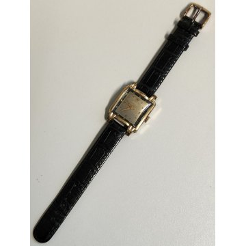 Doxa ANTICO OROLOGIO POLSO DORATO epoca 1900 meccanico OLD WRIST WATCH anni 60