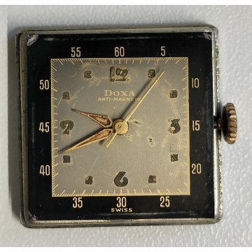 Doxa ANTICO OROLOGIO POLSO DORATO epoca 1900 meccanico OLD WRIST WATCH anni 60
