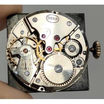 Doxa ANTICO OROLOGIO POLSO DORATO epoca 1900 meccanico OLD WRIST WATCH anni 60