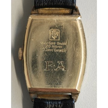 ANTICO OROLOGIO POLSO Rodi & Wienerberger RW epoca WRIST WATCH Walz Gold Doublé