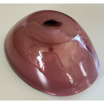 ANTICA CIOTOLA Vetro Ametista MURANO Italy ANNI 4O Vintage Bowl SVUOTA TASCHE