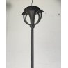 ANTICO LAMPADARIO FERRO ART NOUVEAU VETRO PRIMI 1900 HANGING LAMP EPOCA GLASS