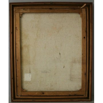 GRANDE QUADRO DIPINTO OLIO SU TELA FIGURATIVO D'Alessandro DANZA UOMO FOLLA '64