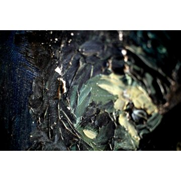 GRANDE QUADRO DIPINTO OLIO SU TELA FIGURATIVO D'Alessandro DANZA UOMO FOLLA '64