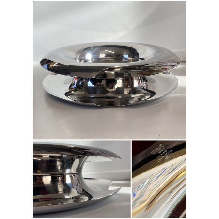 FRUTTIERA BOWL FRUIT LOOP TRAY DESIGN Lisa Vincitorio ALESSI ACCIAIO INOX ø 34cm