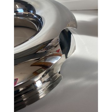 FRUTTIERA BOWL FRUIT LOOP TRAY DESIGN Lisa Vincitorio ALESSI ACCIAIO INOX ø 34cm