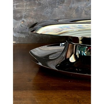 FRUTTIERA BOWL FRUIT LOOP TRAY DESIGN Lisa Vincitorio ALESSI ACCIAIO INOX ø 34cm