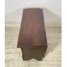 ANTICA PICCOLA CASSAPANCA LEGNO ABETE PANCA BAULE EPOCA 1900 RUSTICA PIEMONTESE