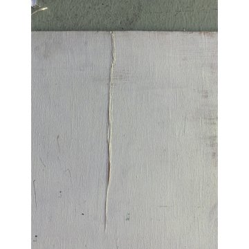 DIPINTO OLIO TAVOLA TROMPE L' OEIL VEDUTA FINESTRA PAESAGGIO COLLINARE '900