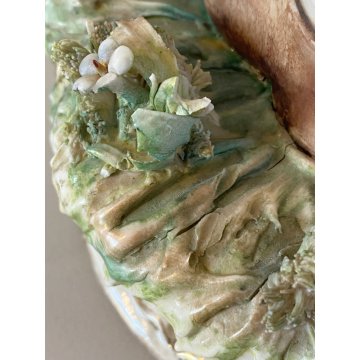 STATUINA  VINTAGE FIGURA PORCELLANA CAPODIMONTE "Ponti" BAMBINO OLANDESE ZOCCOLI