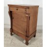 ANTICO COMODINO IMPERO epoca 1800 BAFFO Legno Noce CASSETTO ANTA Old Night Table