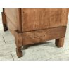 ANTICO COMODINO IMPERO epoca 1800 BAFFO Legno Noce CASSETTO ANTA Old Night Table
