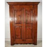 ANTICO ARMADIO PIEMONTESE legno abete FORMELLE epoca 1800 GUARDAROBA DISPENSA
