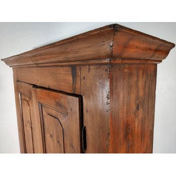ANTICO ARMADIO PIEMONTESE legno abete FORMELLE epoca 1800 GUARDAROBA DISPENSA