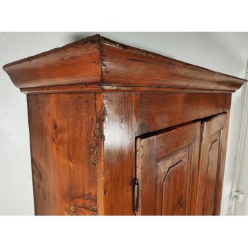ANTICO ARMADIO PIEMONTESE legno abete FORMELLE epoca 1800 GUARDAROBA DISPENSA