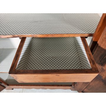 ANTICO ARMADIO PIEMONTESE legno abete FORMELLE epoca 1800 GUARDAROBA DISPENSA