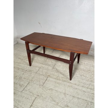 TAVOLINO DA SALOTTO caffè VINTAGE ANNI 60 LEGNO ITALIA DESIGN MID-CENTURY TABLE