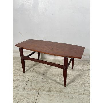 TAVOLINO DA SALOTTO caffè VINTAGE ANNI 60 LEGNO ITALIA DESIGN MID-CENTURY TABLE