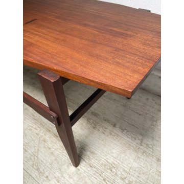 TAVOLINO DA SALOTTO caffè VINTAGE ANNI 60 LEGNO ITALIA DESIGN MID-CENTURY TABLE