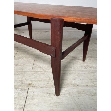 TAVOLINO DA SALOTTO caffè VINTAGE ANNI 60 LEGNO ITALIA DESIGN MID-CENTURY TABLE