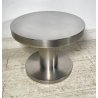 VELCA Tavolino Rotondo VINTAGE Acciaio ø 51 cm Coffèe Table SALOTTO Italia 1970