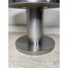 VELCA Tavolino Rotondo VINTAGE Acciaio ø 51 cm Coffèe Table SALOTTO Italia 1970