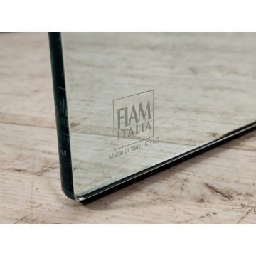 TAVOLINO VETRO SALOTTO Design FIAM ITALIA anni 70 VINTAGE Glass Coffee Table