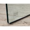 TAVOLINO VETRO SALOTTO Design FIAM ITALIA anni 70 VINTAGE Glass Coffee Table