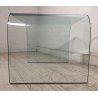 TAVOLINO VETRO SALOTTO Design FIAM ITALIA anni 70 VINTAGE Glass Coffee Table