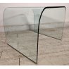 TAVOLINO VETRO SALOTTO Design FIAM ITALIA anni 70 VINTAGE Glass Coffee Table