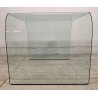 TAVOLINO VETRO SALOTTO Design FIAM ITALIA anni 70 VINTAGE Glass Coffee Table