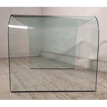TAVOLINO VETRO Design FIAM ITALIA anni 70 VINTAGE Glass Coffee Table SALOTTO