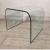 TAVOLINO VETRO Design FIAM ITALIA anni 70 VINTAGE Glass Coffee Table SALOTTO