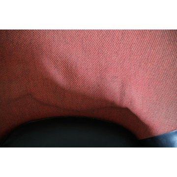 COPPIA POLTRONA ANNI 50 IMBOTTITA NELLO STILE GASTONE RINALDI TESSUTO PELLE NERA