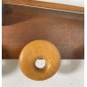 APPENDIABITI PARETE DESIGN LEGNO MIDCENTURY ITALY ANNI 60 ATTACCAPANNI ENTRATA