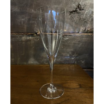 SET 6 BICCHIERI FLUTE A CHAMPAGNE Dom Perignon CRISTALLO Baccarat 20,8 cm/h '60s