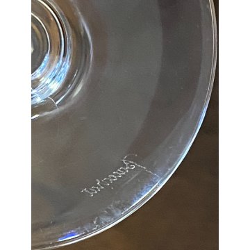 SET 6 BICCHIERI FLUTE A CHAMPAGNE Dom Perignon CRISTALLO Baccarat 20,8 cm/h '60s