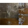 SET 6 BICCHIERI FLUTE A CHAMPAGNE Dom Perignon CRISTALLO Baccarat 22,8 cm/h '60s