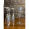 SET 6 BICCHIERI FLUTE A CHAMPAGNE Dom Perignon CRISTALLO Baccarat 22,8 cm/h '60s