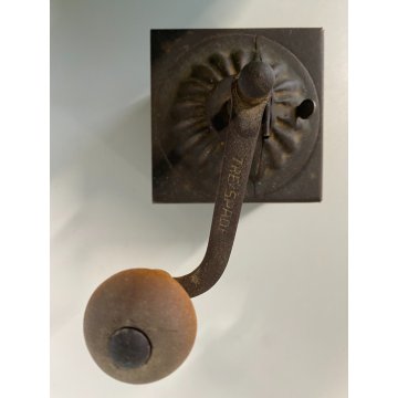 ANTICO MACINA CAFFE MANUALE MACININO FB TRE SPADE IN FERRO ANNI '30