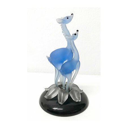 SCULTURINA ARCHIMEDE SEGUSO CERBIATTI 1940 VETRO SOFFIATO MURANO SCULTURA STATUA