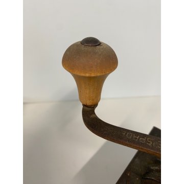 ANTICO MACINA CAFFE MANUALE MACININO FB TRE SPADE IN FERRO ANNI '30