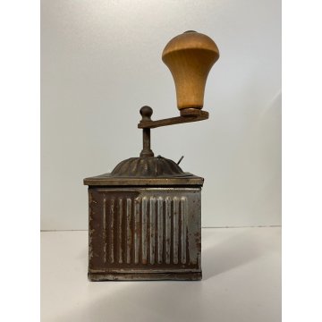 ANTICO MACINA CAFFE MANUALE MACININO FB TRE SPADE IN FERRO ANNI '30